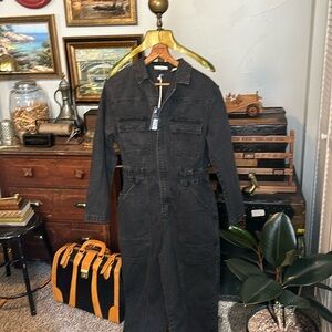 NWT Denim Utility Jumpsuit Coveralls